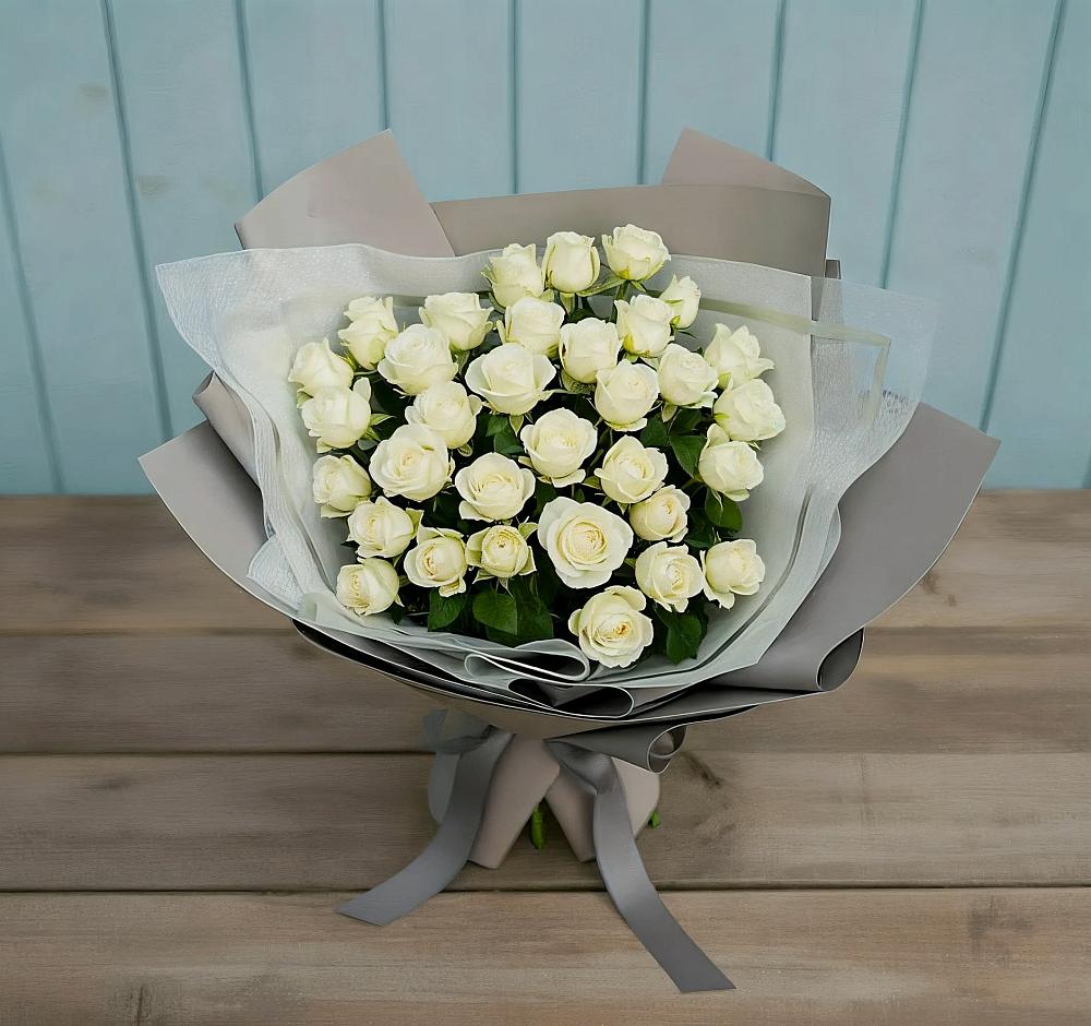 Букет Белоснежная нежность в Володарске