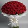 Букет 101 Красная роза Блэк Мэджик в Володарске