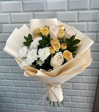 Букет цветов из:  Розы и Хризантемы в Володарске