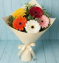 Букет цветов из:  Герберы в Володарске