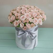 Цветочная композиция из Розы в шляпной коробке #REPLACE_PRED# Володарске