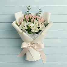 Букет цветов из:  Альстромерии #REPLACE_PRED# Володарске