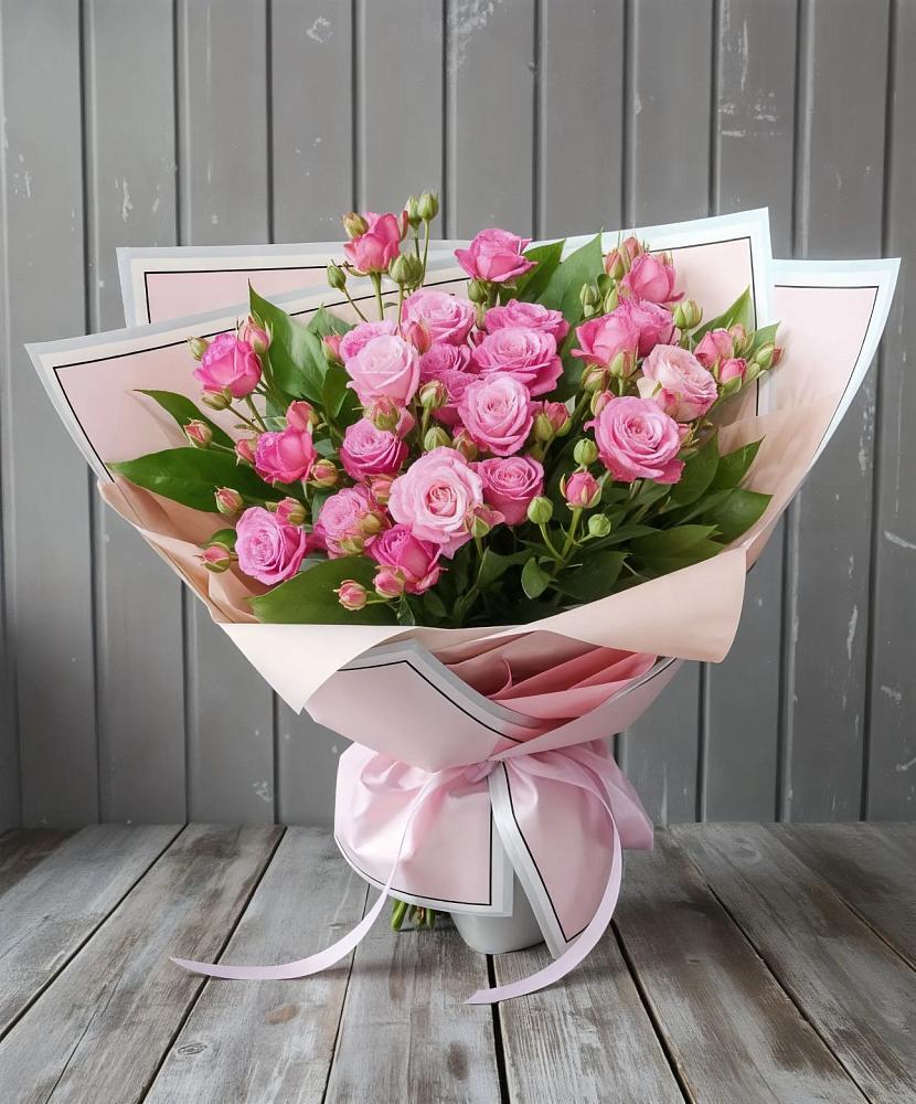 Букет Розовый кустик в Володарске