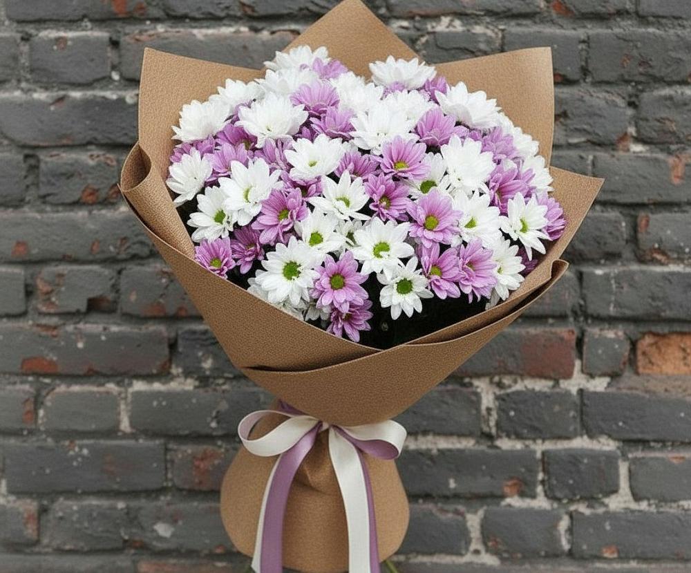 Букет цветов из: Хризантемы в Володарске