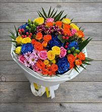 Букет цветов из:  Розы и Хризантемы в Володарске