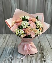 Букет цветов из:  Гвоздики, Розы и Хризантемы #REPLACE_PRED# Володарске