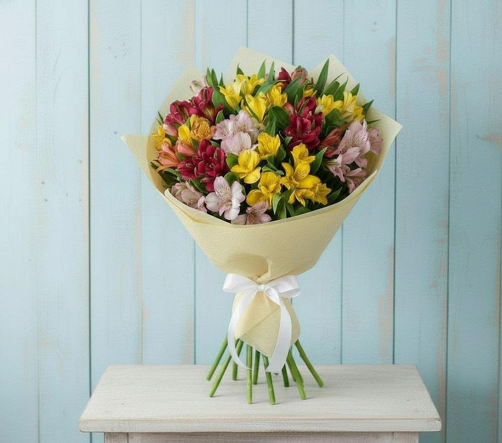 Букет цветов из: Альстромерии в Володарске