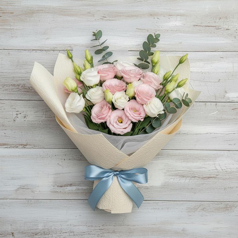 Букет цветов из: Лизиантусы в Володарске